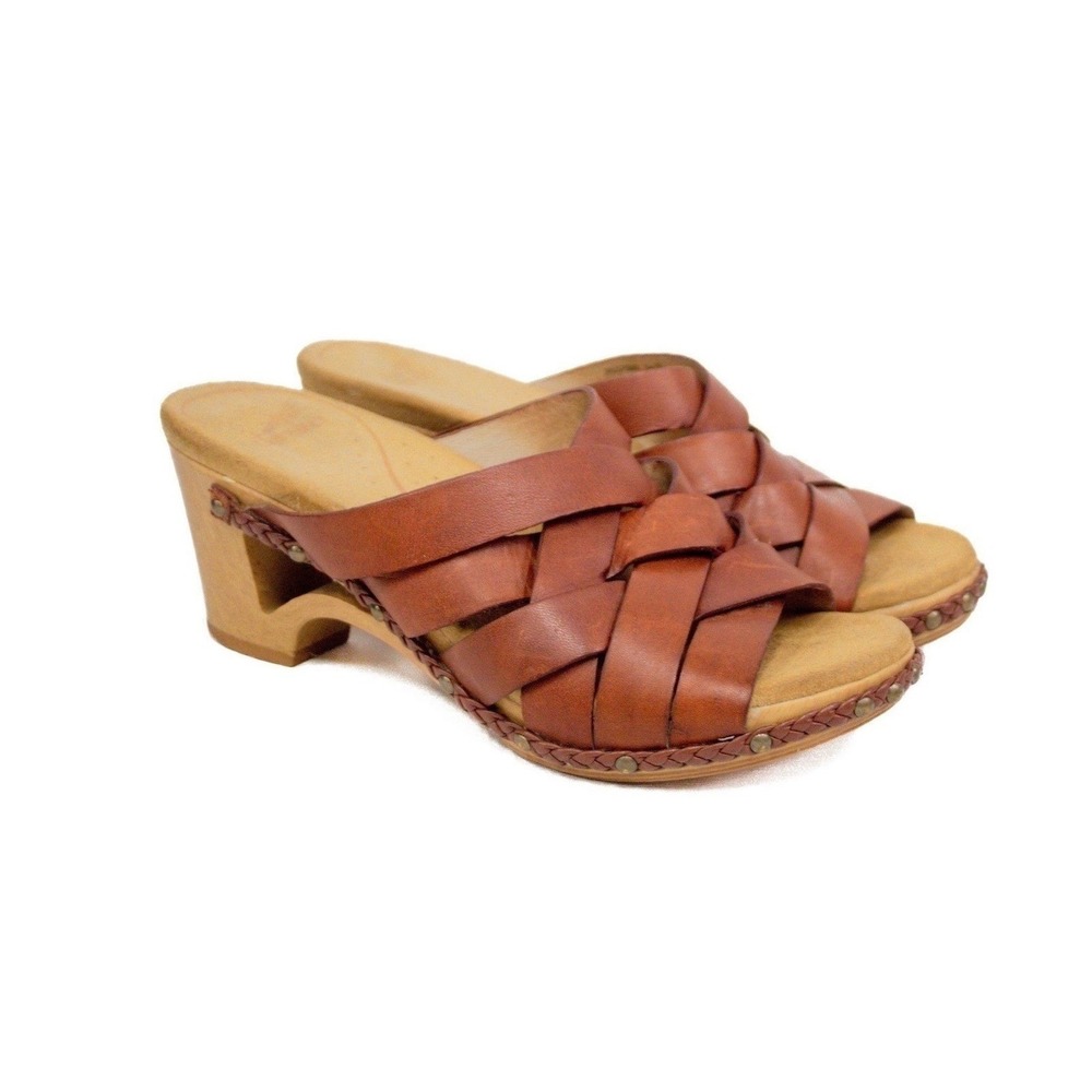 Dansko | Dansko Tory Sandals Chestnut Brown Leather Size 37 - Picture 2 of 12